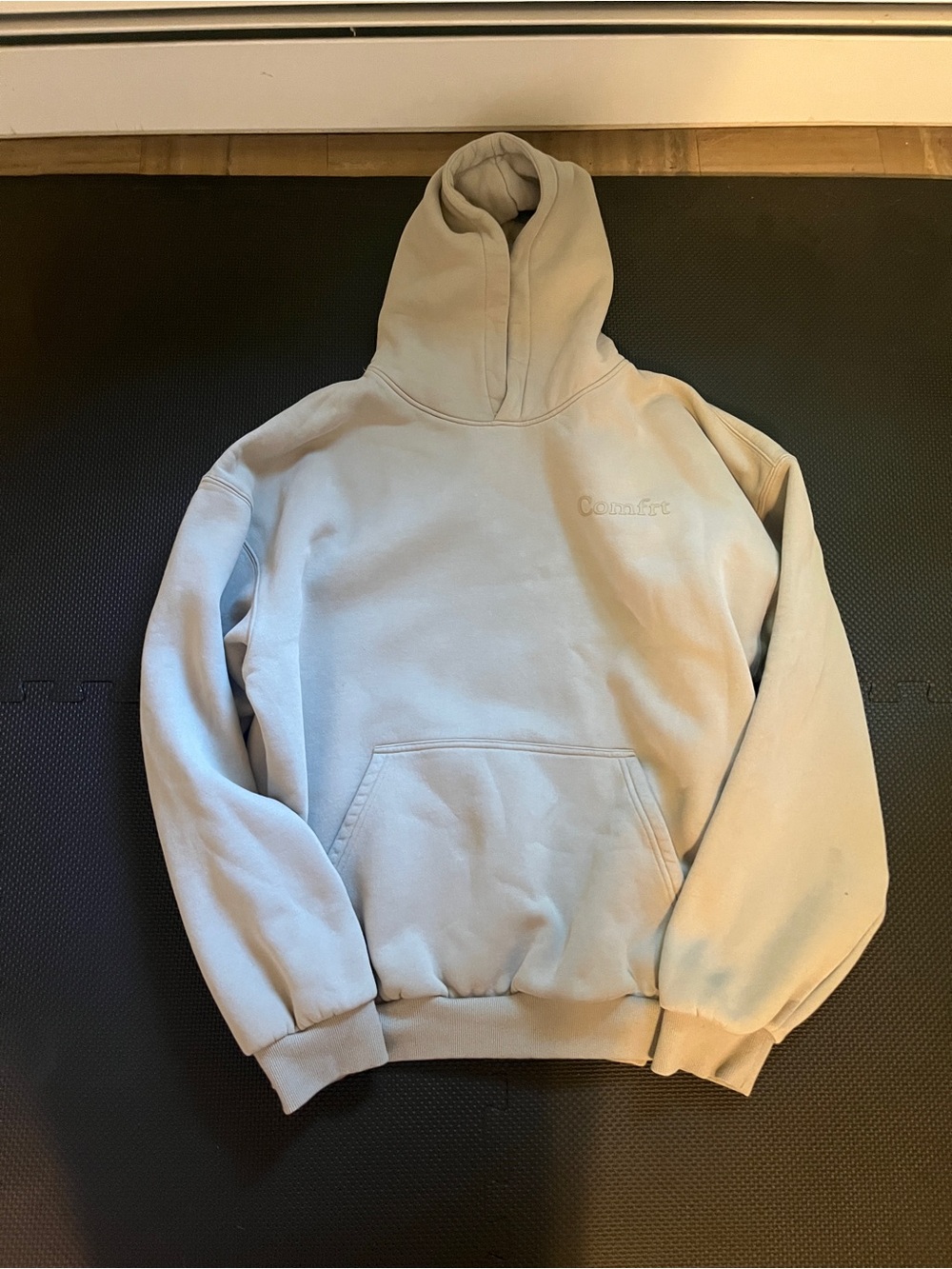 Comfrt minimalist hoodie dune tan XL